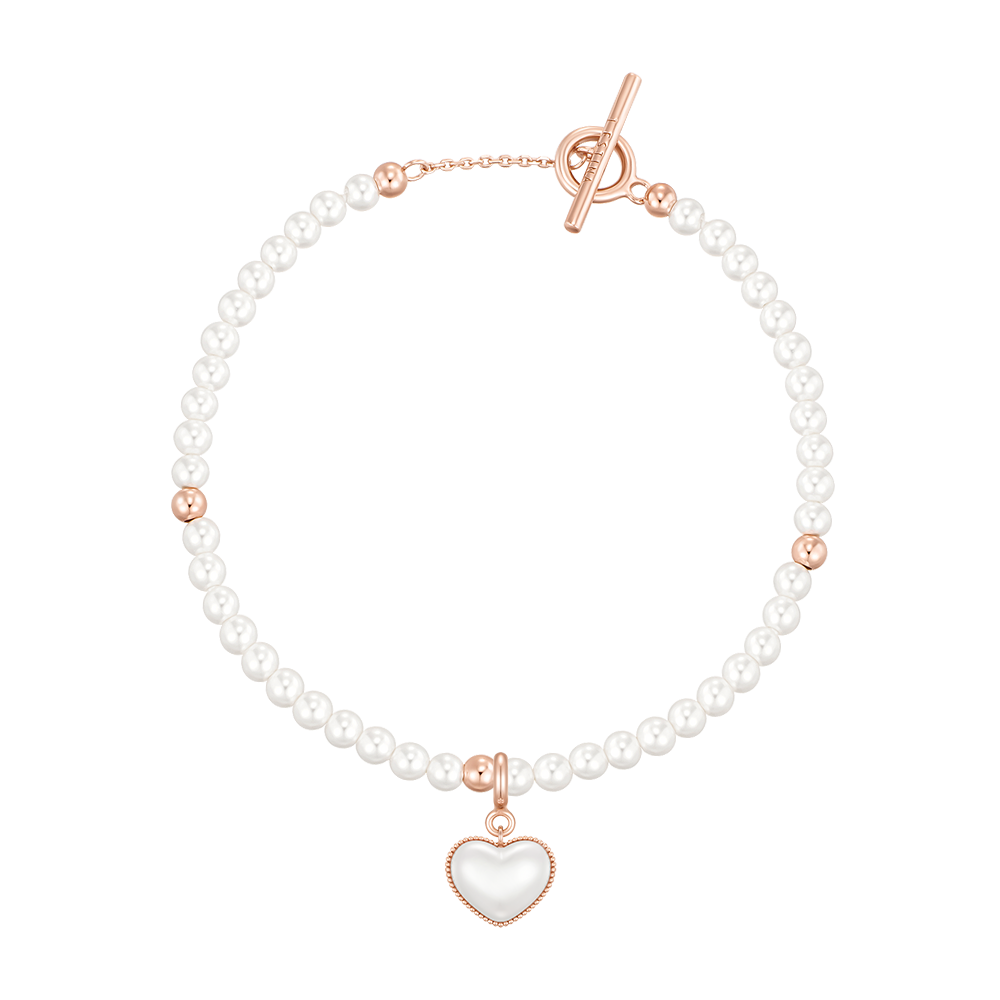 마리엘 진주 비드팔찌+펜던트 세트 (SET-J0-0907)