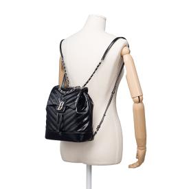 MIGNON SM 플랩백팩 BK (JHNCHB3BF793BK010)