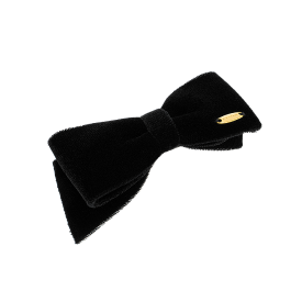 LALA J 벨벳 미니 리본 헤어핀 (JALJHP3BF824FA000)