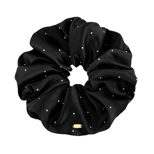 LALA J 새틴 도트 헤어 스크런치 (JALJHS3BF827FA000)