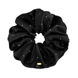 LALA J 새틴 도트 헤어 스크런치 (JALJHS3BF827FA000)