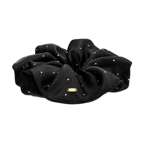 LALA J 새틴 도트 헤어 스크런치 (JALJHS3BF827FA000)