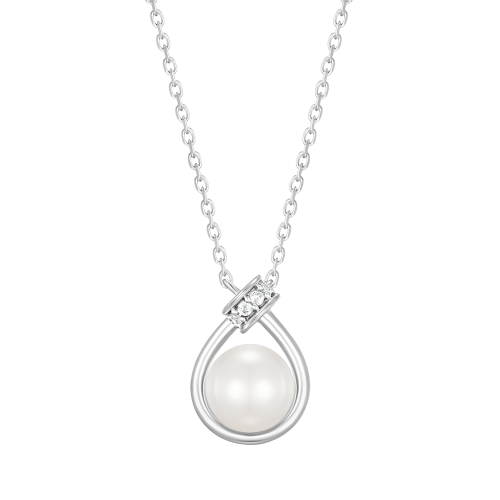 [아이유 PICK] BASIC PERLINA 진주 목걸이 (JJP1NI3BF211SW420)