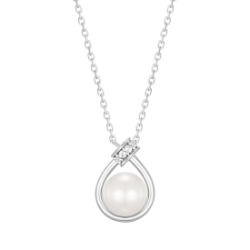 [아이유 PICK] BASIC PERLINA 진주 목걸이 (JJP1NI3BF211SW420)