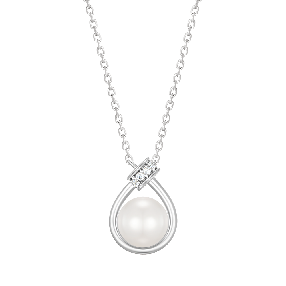 [아이유 PICK] BASIC PERLINA 진주 목걸이 (JJP1NI3BF211SW420)