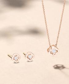 [아이유 PICK] CLOVIA 14K 목걸이+귀걸이 세트 (SET-J0-0919)