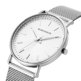 [로만손] R 라운드 슬림37 메쉬시계 (RWRMUU3BF016WHWH0)
