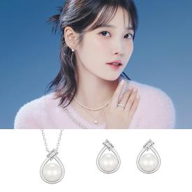 [아이유 PICK] PERLINA 진주 목걸이+귀걸이 세트 (SET-J0-1108)