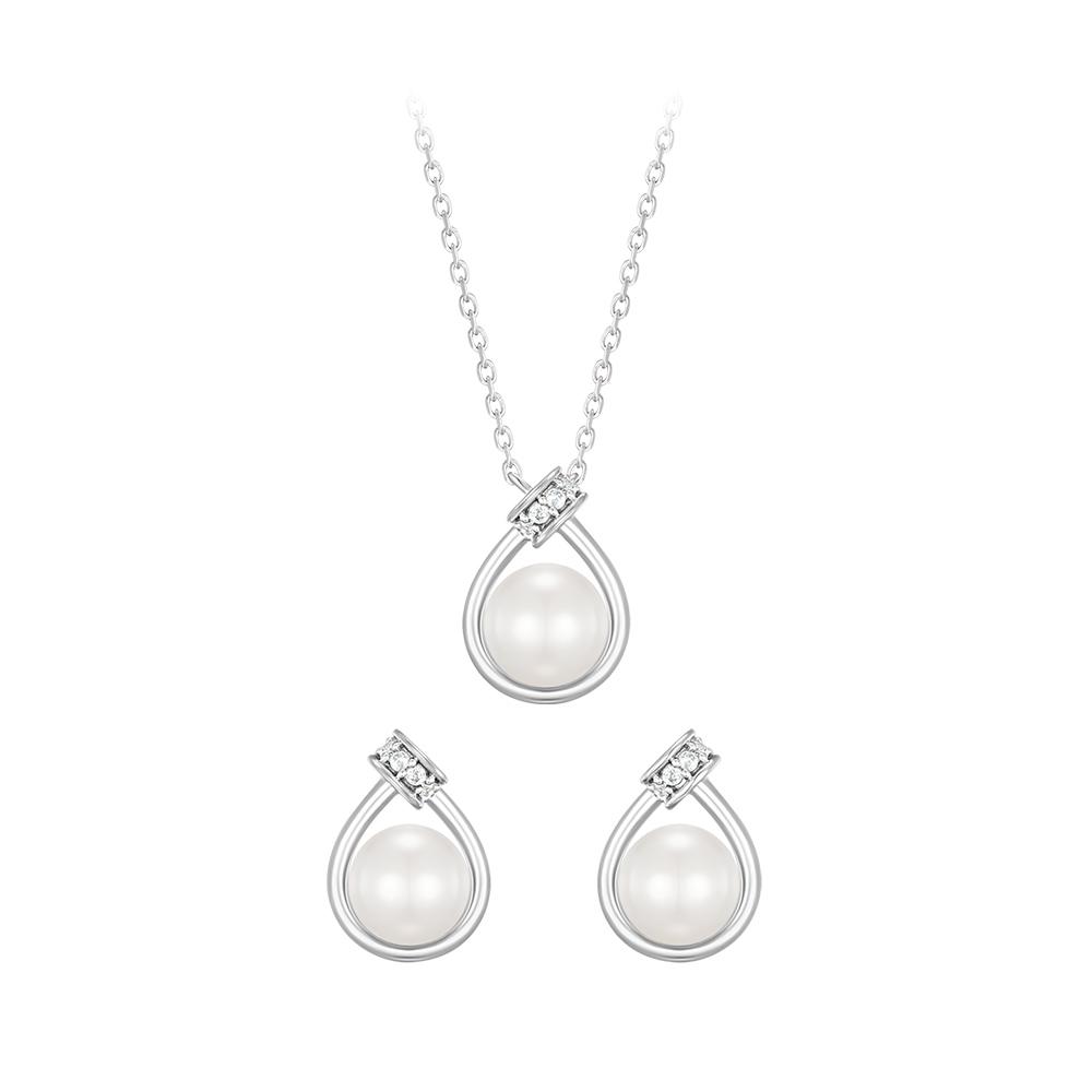 [아이유 PICK] PERLINA 진주 목걸이+귀걸이 세트 (SET-J0-1108)