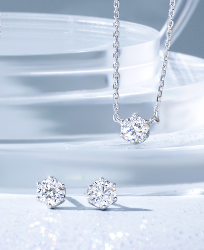 WHITEMOND 3부 목걸이+귀걸이 세트 (SET-J0-0107)