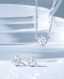 WHITEMOND 3부 목걸이+귀걸이 세트 (SET-J0-0107)