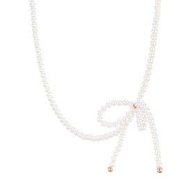 마리엘 리본 진주 비드목걸이 (JJLJNI4BS356SR420)