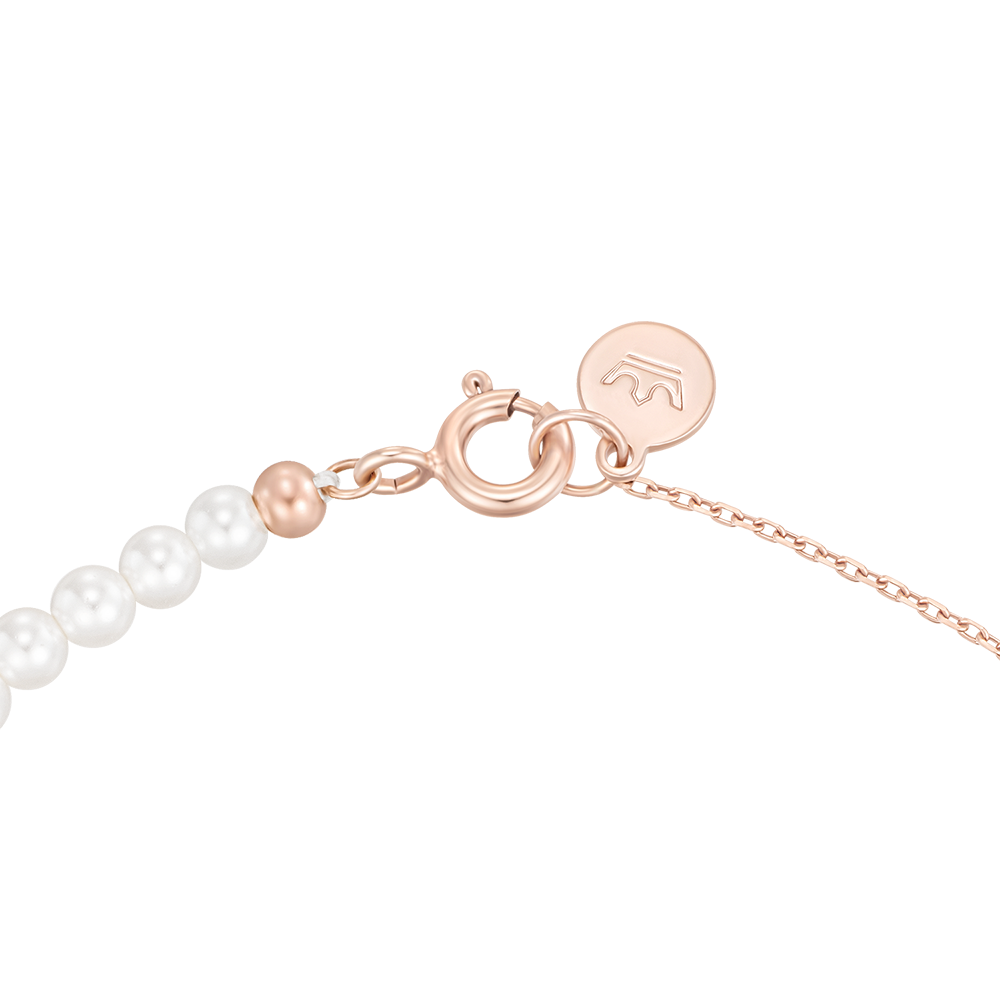 마리엘 리본 진주 비드목걸이 (JJLJNI4BS356SR420)