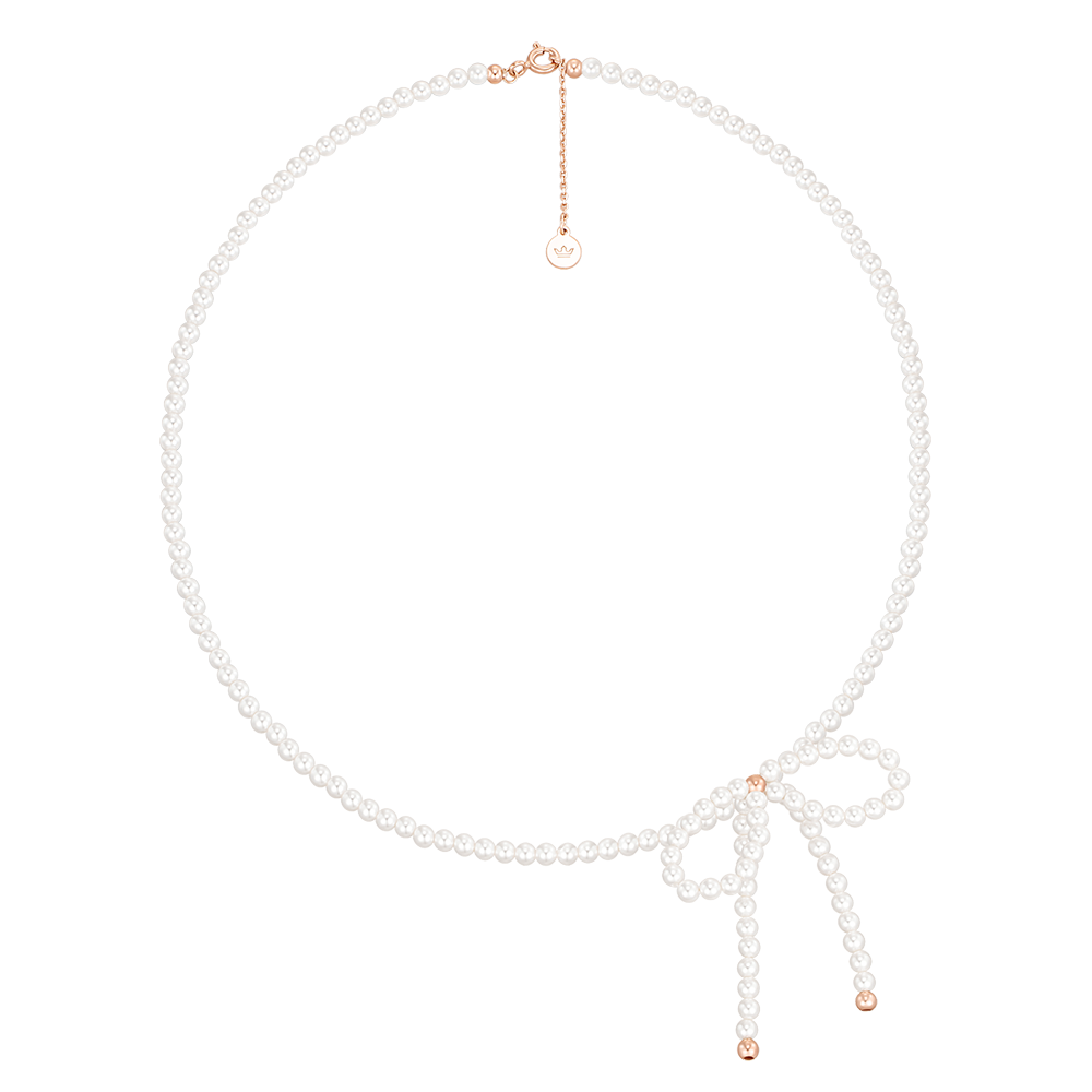 마리엘 리본 진주 비드목걸이 (JJLJNI4BS356SR420)