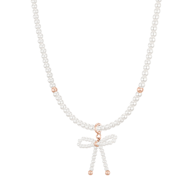 마리엘 리본 진주 비드목걸이+펜던트 세트 (SET-J0-0908)