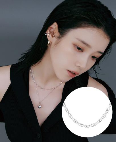 [아이유 PICK] ETER 체인 목걸이 (JJERN04BS698SW420)