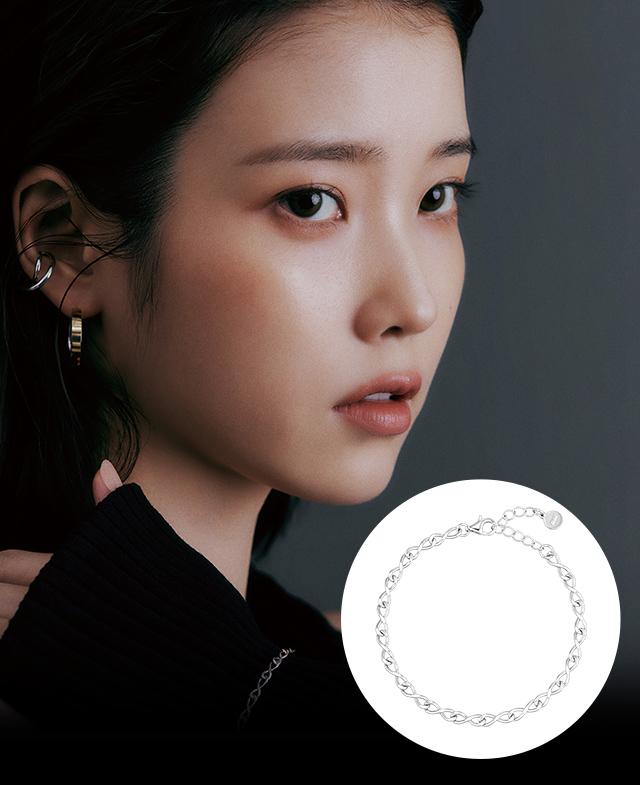 [패밀리 세일] [아이유 PICK] ETER 체인 팔찌 (JJERB04BS698SW190)