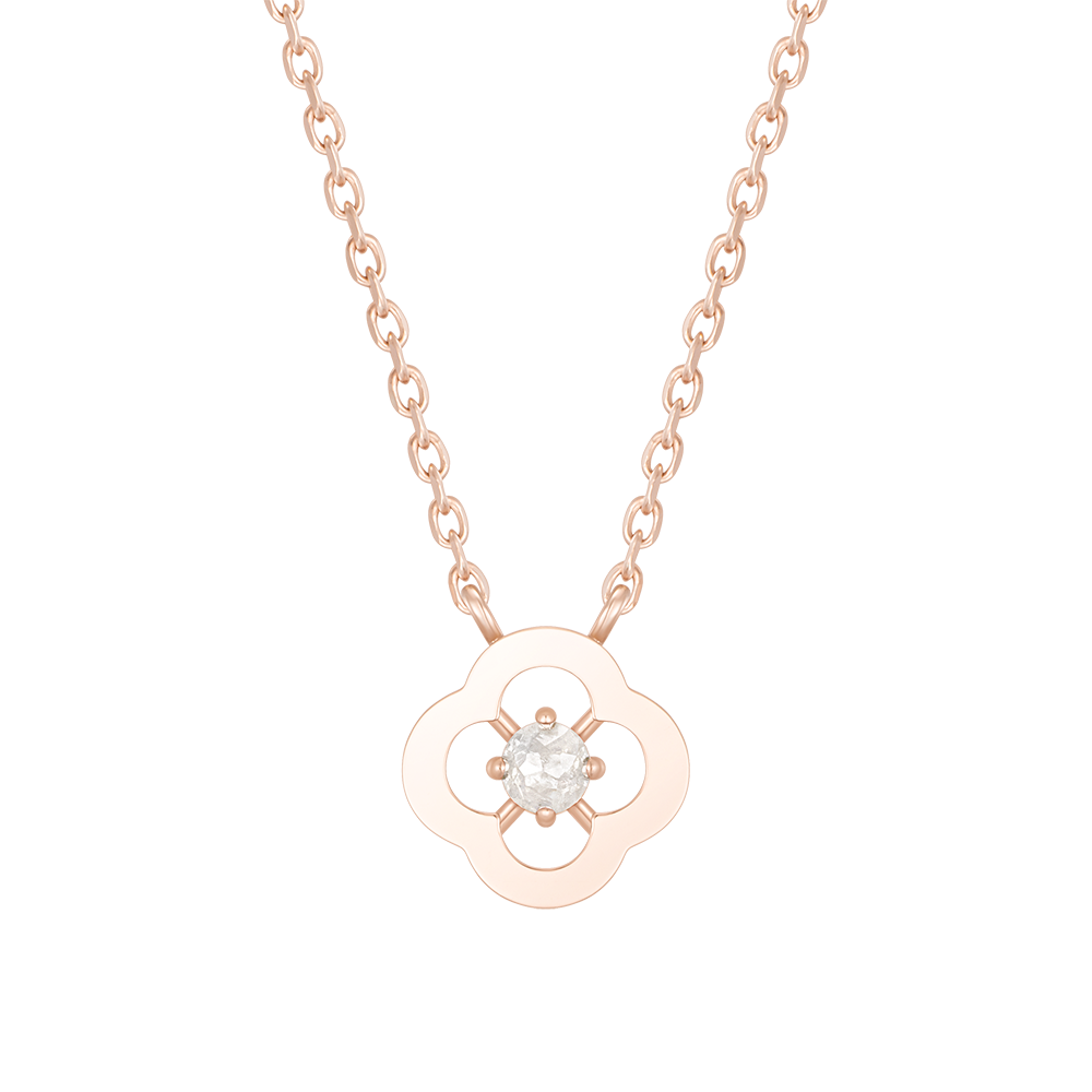 CLOVIA 탄생석 목걸이 (JJCLND4BS134SR420)