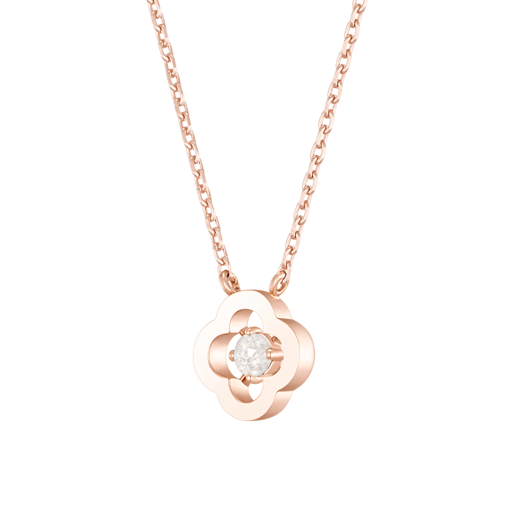 CLOVIA 탄생석 목걸이 (JJCLND4BS134SR420)