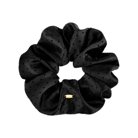 LALA J 새틴 도트 헤어 스크런치 (JALJHS4BS835FABK0)