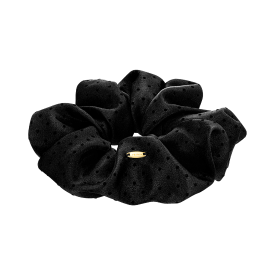 LALA J 새틴 도트 헤어 스크런치 (JALJHS4BS835FABK0)