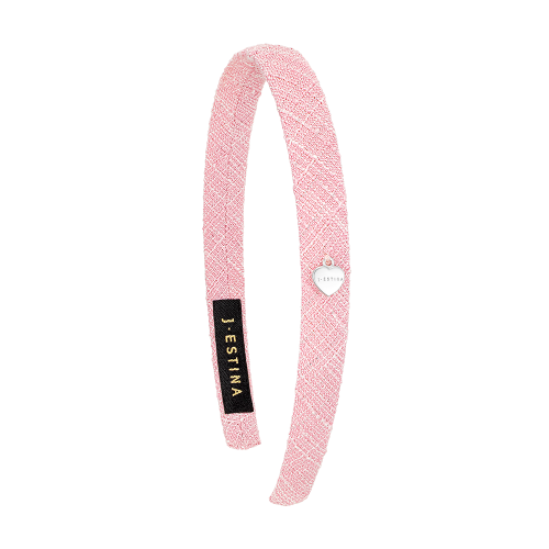LALA J 트위드 헤어밴드 - 핑크 (JALJHB4BS838FAPK0)
