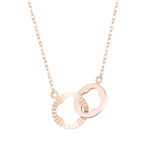 CLOVIA 14K 인터락킹 목걸이 (JJCLN04BS145R4420)