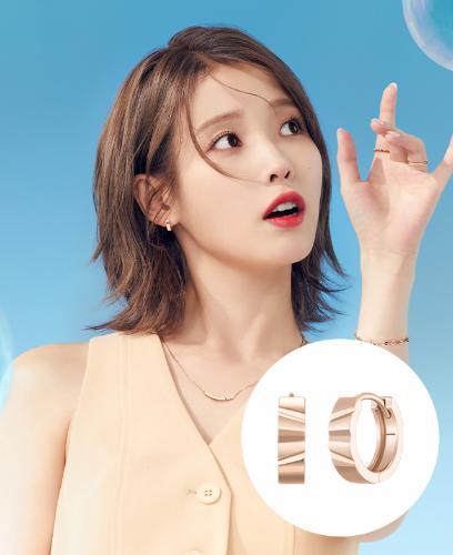 [아이유 PICK] JOELLE 14K 귀걸이 (JJJOE04BS092R4000)