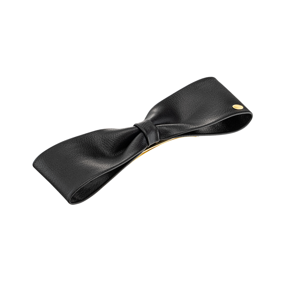 J.RIBBON 레더 헤어핀 (JAI1HP4BS841FABK0)