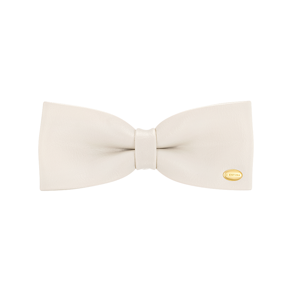 J.RIBBON 레더 헤어핀 (JAI1HP4BS842FAIV0)