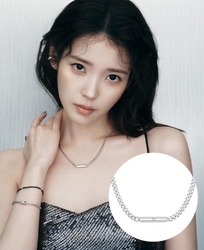 [아이유 PICK] UNIS 체인 목걸이 S (JJUNN04BS501SW450)
