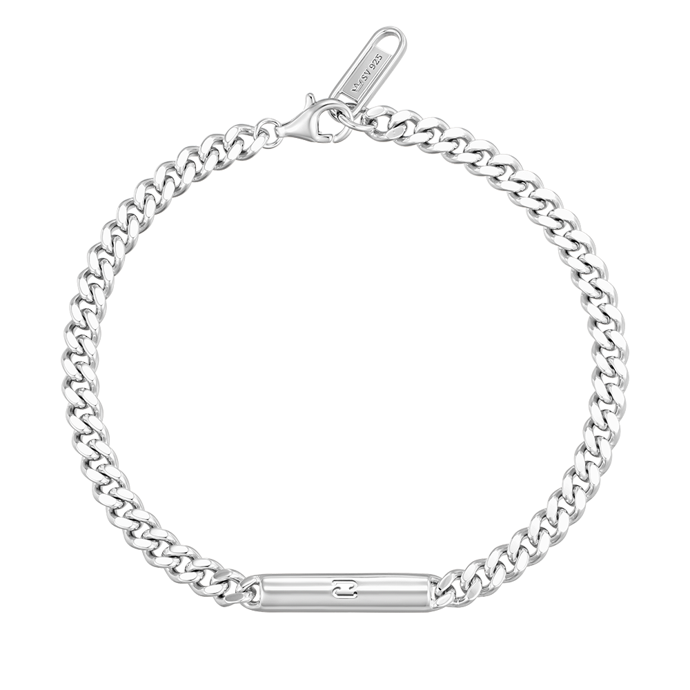 UNIS 체인 팔찌 M (JJUNB04BS501SW190)