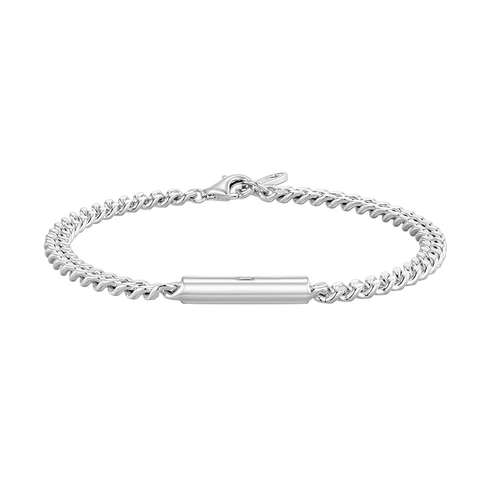 UNIS 체인 팔찌 M (JJUNB04BS501SW190)