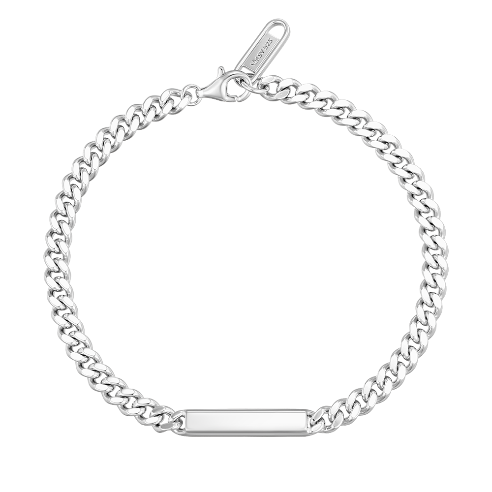 UNIS 체인 팔찌 M (JJUNB04BS501SW190)