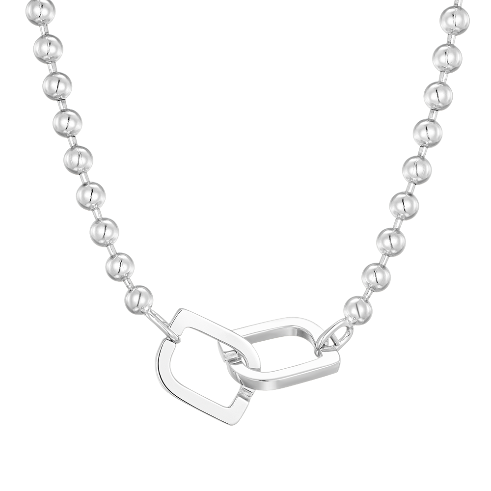 THE J 볼체인 목걸이 (JJSJN04BS405SW420)