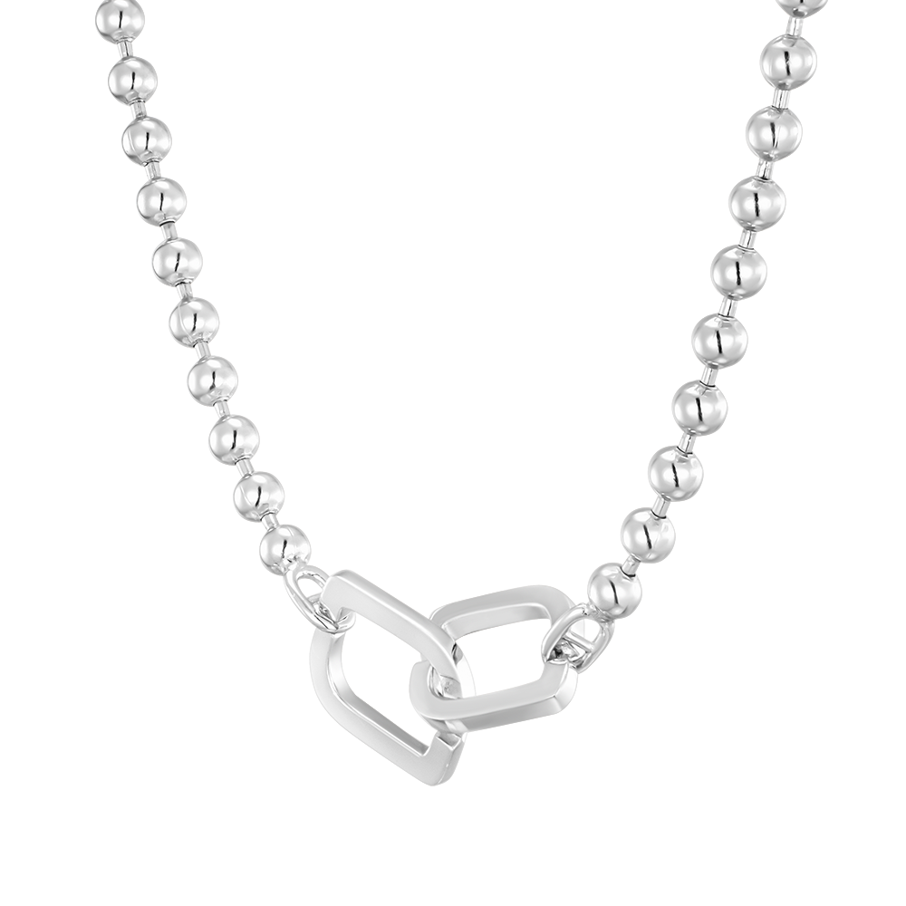 THE J 볼체인 목걸이 (JJSJN04BS405SW420)