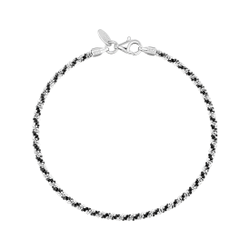 [아이유 PICK] J.Livera 투톤 체인 팔찌 (JJJTB04BS048SC7S0)