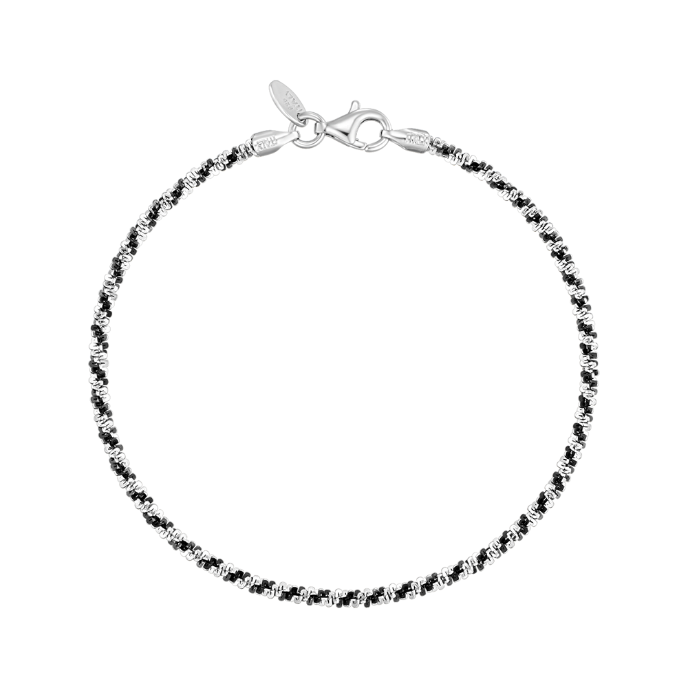 [아이유 PICK] J.Livera 투톤 체인 팔찌 (JJJTB04BS048SC7S0)