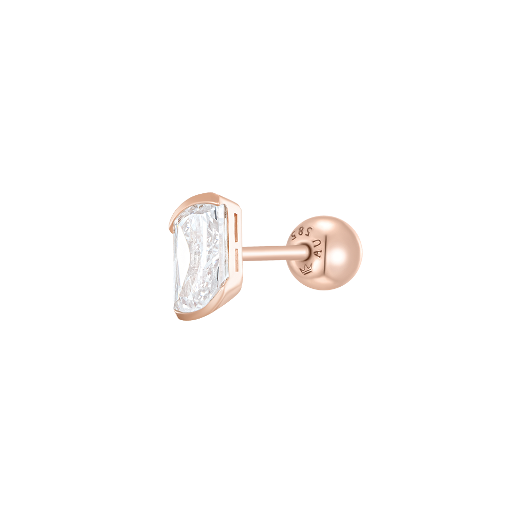 THE J 14K 싱글 피어싱 (JJSJEQ4BS402R4P00)