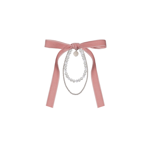 JOELLE 리본 레이어드 체인 PK (JEACEA4BF140PK360)