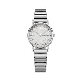 [로만손] R 미니멀 저소음 메탈시계 (RWRMLL4BS005WHWH0)