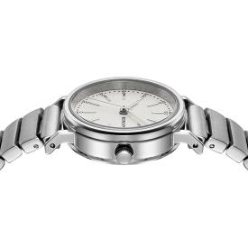 [로만손] R 미니멀 저소음 메탈시계 (RWRMLL4BS005WHWH0)