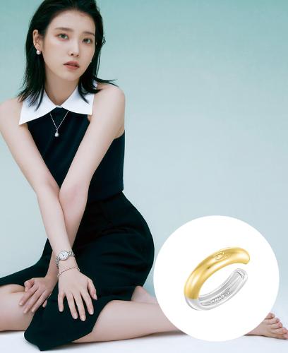 [라스트피스][아이유 PICK] UNIS 투톤 이어커프 (JJUNE04BF507SCP00)