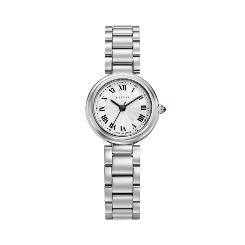 [아이유 PICK] Nuovo Tempo 라운드 메탈 시계 (JWT2ME4BS401WHWH0)