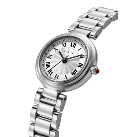 [아이유 PICK] Nuovo Tempo 라운드 메탈 시계 (JWT2ME4BS401WHWH0)