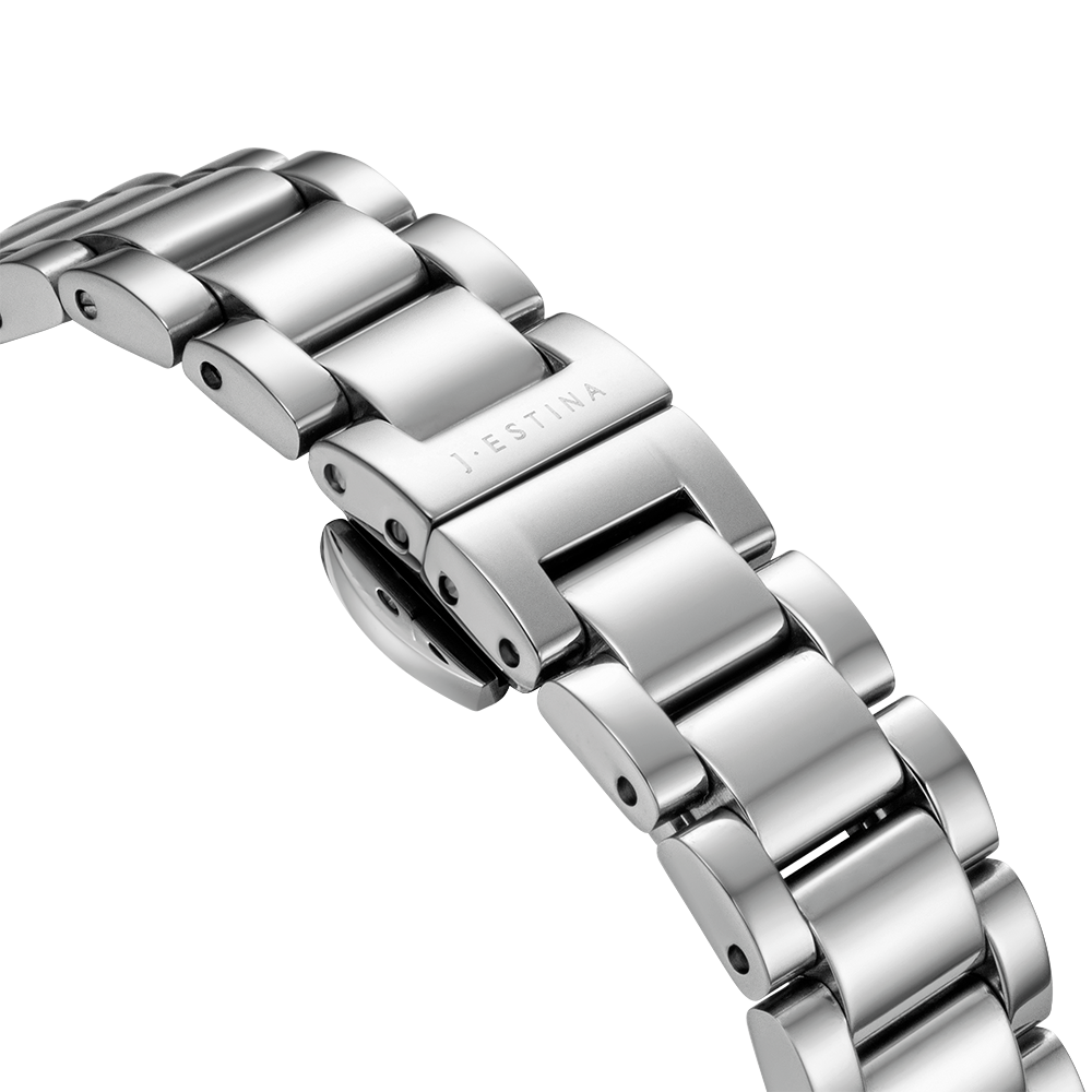 [아이유 PICK] Nuovo Tempo 라운드 메탈 시계 (JWT2ME4BS401WHWH0)