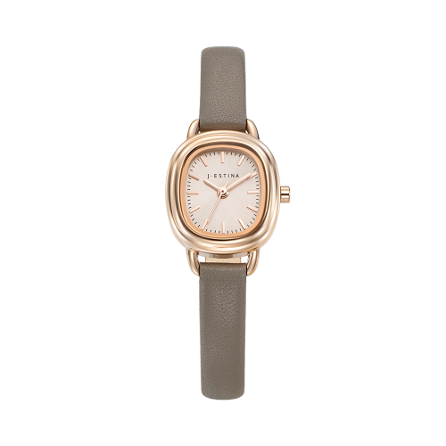 AMICO 라운드 가죽 시계 (JWM1LE4BS403RGGR0)