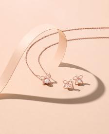 레이첼 진주 목걸이+귀걸이 세트 (SET-J0-0714)