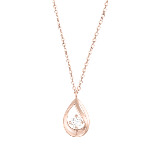 [아이유 PICK] MARIEBEL 14K 페어 1부 다이아 목걸이 (JJMBND4BF481R4420)