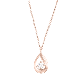 [아이유 PICK] MARIEBEL 14K 페어 1부 다이아 목걸이 (JJMBND4BF481R4420)